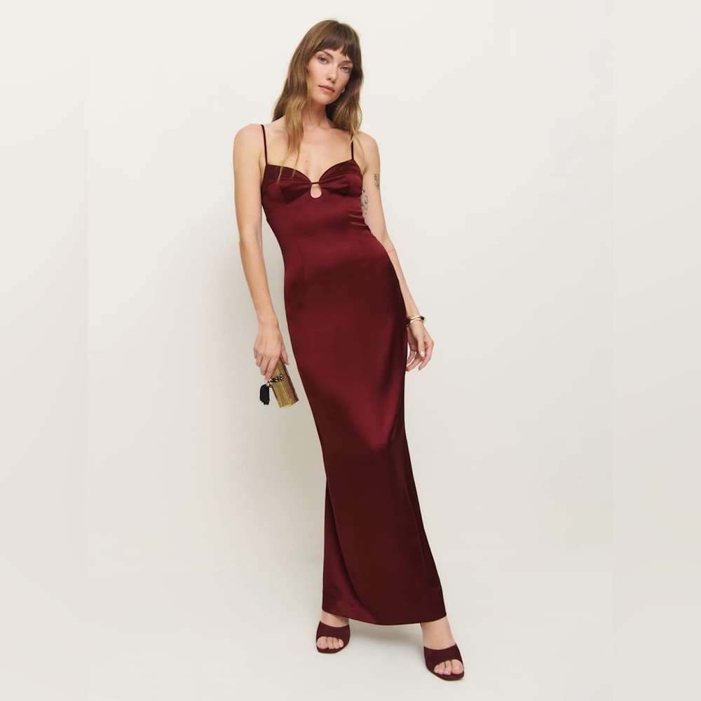 Sathia Satin Dress - Size 6